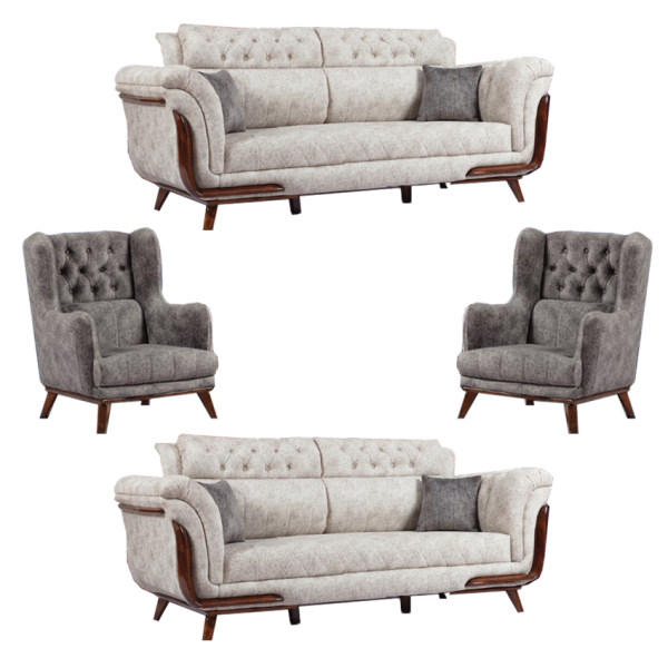 مبل راحتی هشت نفره مدل لوکاس طرح ایران ساز