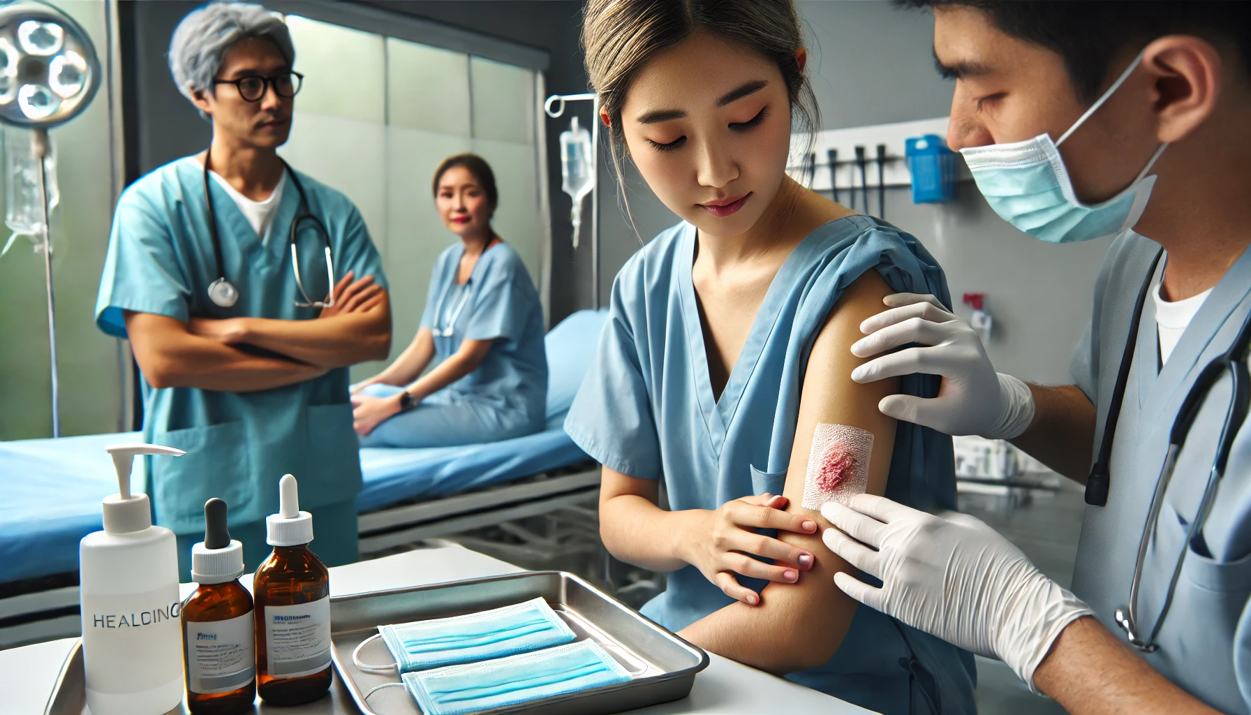 بهبود جای زخم