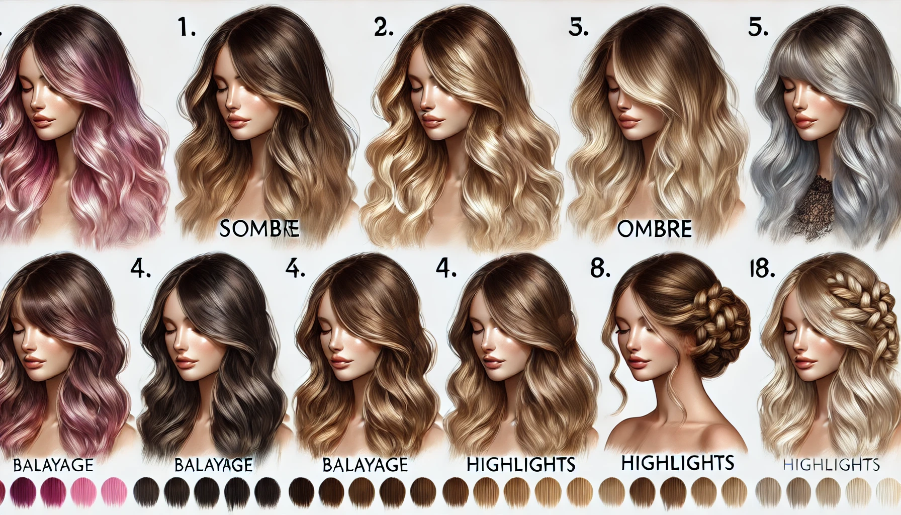 راهنمای جامع و تخصصی انواع تکنیک‌های مو