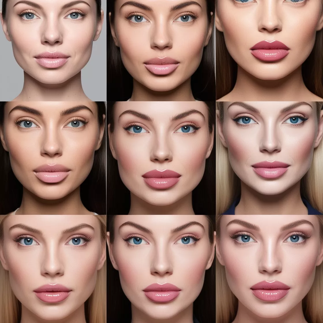 انواع مدل لب برای تزریق فیلر