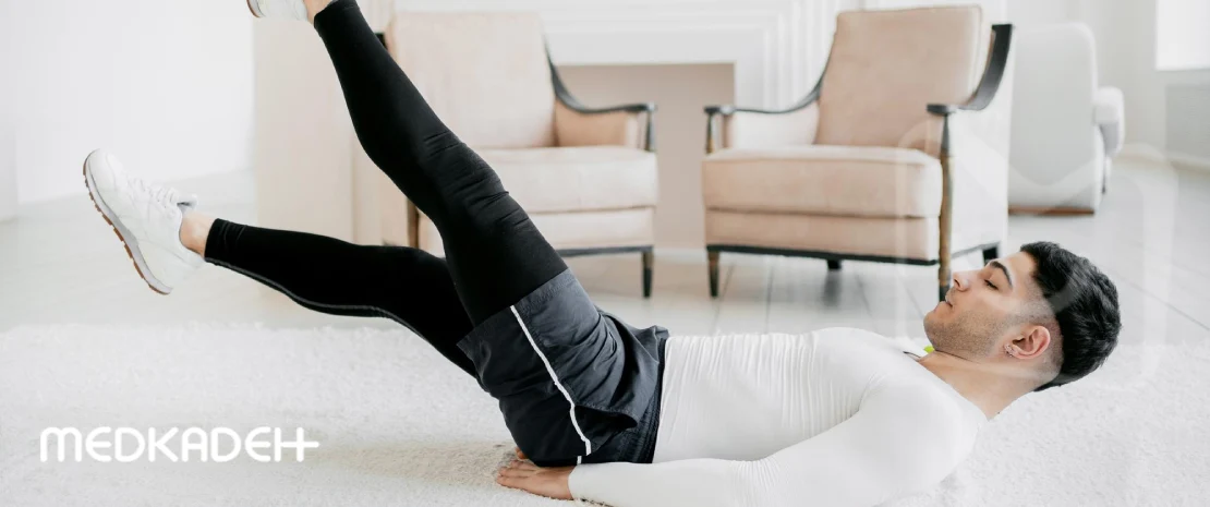 بالا گرفتن پاها برای گردش خون