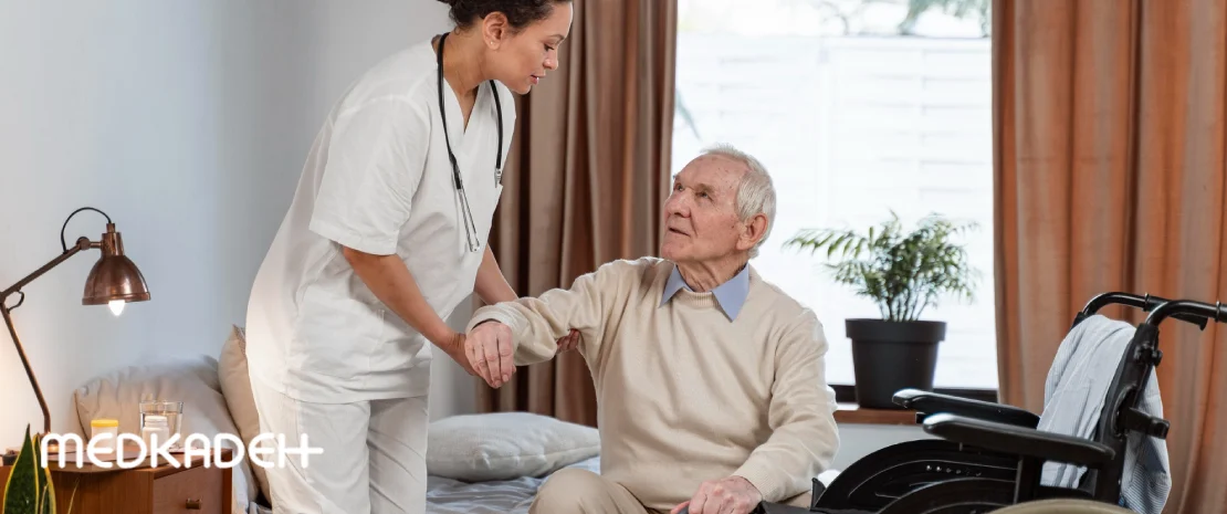 ویلچر برای مراقبت از بیمار در خانه