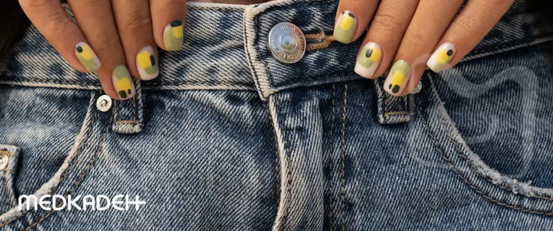 طراحی بهاری ناخن