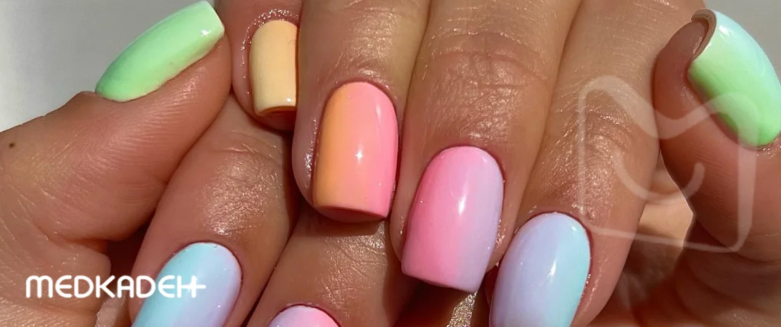 رنگ لاک پاستیلی برای بهار