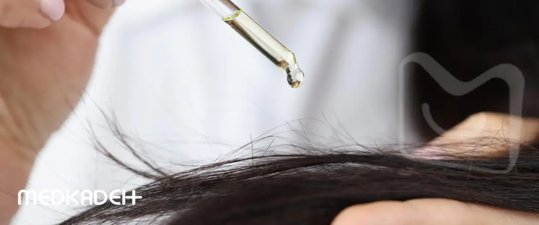 آغشته کردن کل مو با روغن