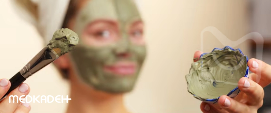 ماسک خاک رس برای بستن منافذ پوست