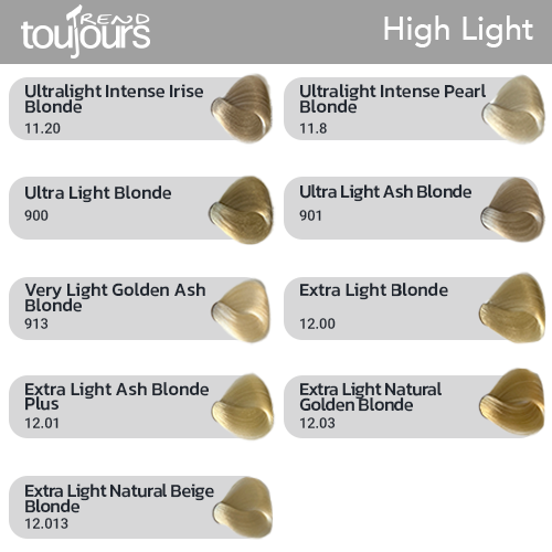 رنگ مو بلوند زنانه توژور