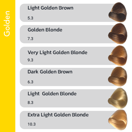 رنگ مو طلایی توژور