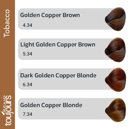 رنگ مو تنباکویی توژور