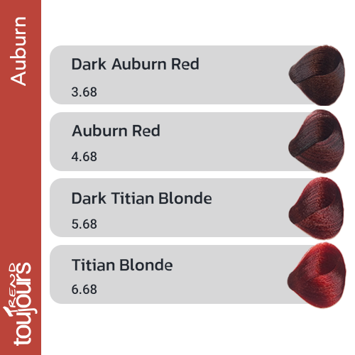 رنگ مو قرمز زنانه توژور